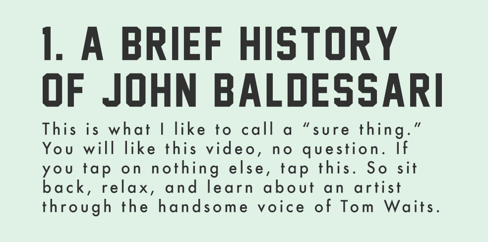 Stefan's Head - John Baldessarri - Internet Things - Issue 002